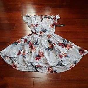 NWT Lulu's spring mini dress